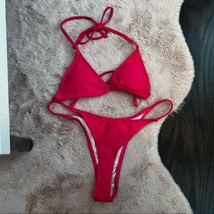 Never worn hot pink bathing suit.